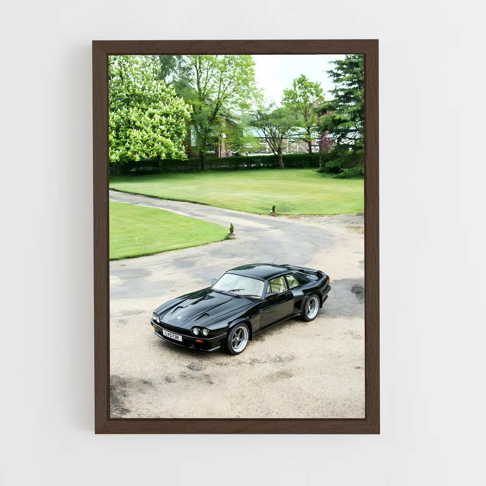 Poster V12 Noir Élégance – affiche Jaguar (vue 5)